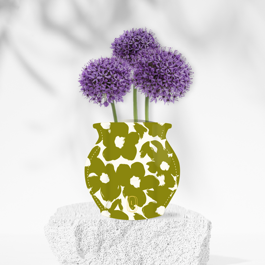 Mini Flower Green Vase